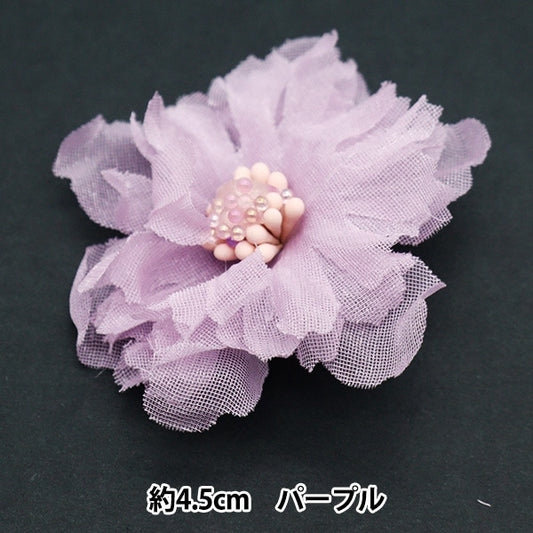 Artificial flower silk flower "Flower motif purple FMS-3-PP"