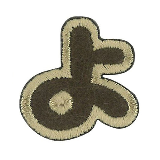 Patch "personnagePatch Latte Charles, majuscules ALS-43"