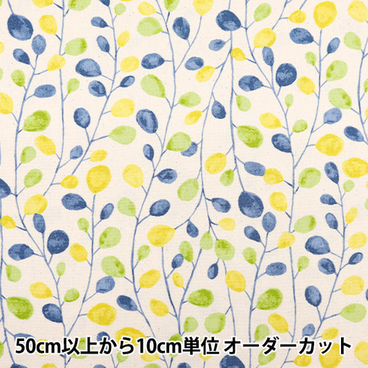 [From quantity 5] Fabric 『Oxford Palette watercolor kinari 144-8048-B1]