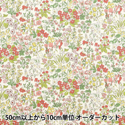 [Aus Menge 5] Stoff "Liberty Fabric Organic Tanalone Spring Blumen 157J904-A" Liberty Japan