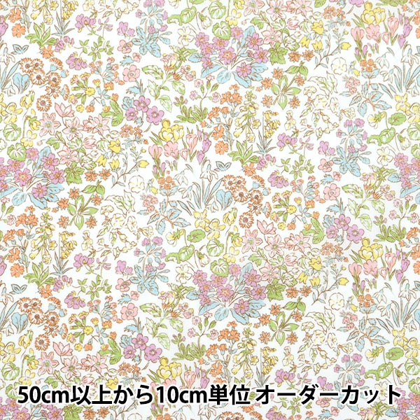 [Из 5] Ткань "Свобода Ткань Органические Tanalone Spring Flowers 157J904-C" Liberty Japan Liberty Japan