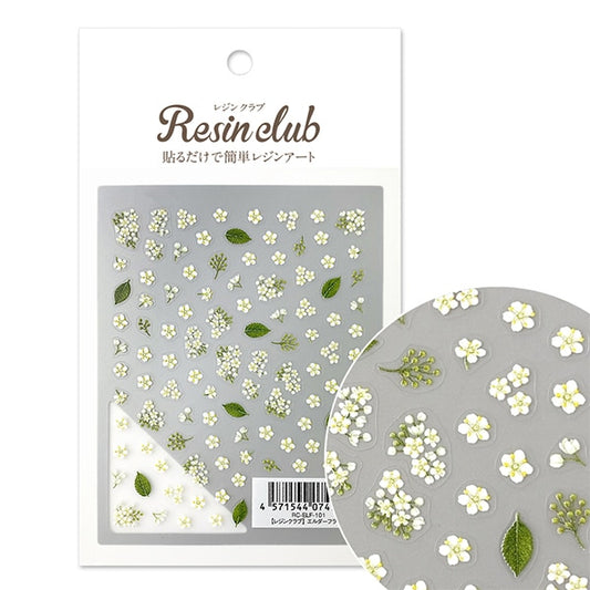 Materiale in resina "Fiore anziano a doppia faccia RC-Elf-101" Resin Club