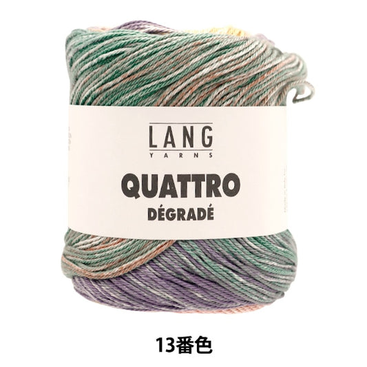 Spring / summerYarn "Quattro Diglaid 13th color" Puppy