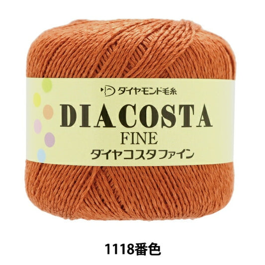 Spring / summerYarn "Diamond Costa Fine 1118 Color Medium" DIAMOND KNITTING YARN