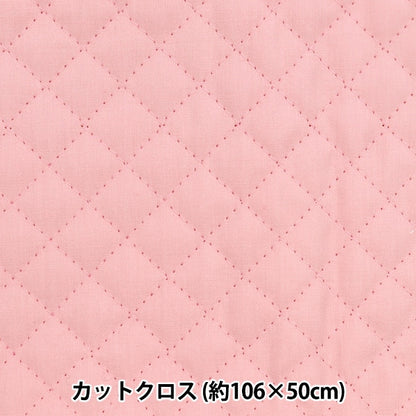 Fabric 『SheetingQuilting Cut Cloth Approximately 106cm x 50cm baby pink C-K6298-52 "