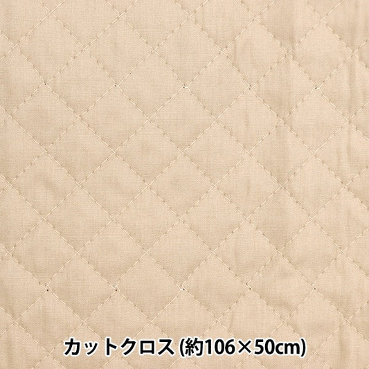 Stoff "Blatt Quilt Cut Cross ca. 106 cm x 50 cm Beige C-K6298-72"