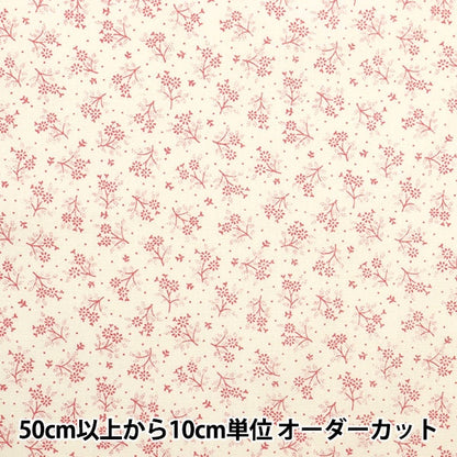 [From quantity 5] Fabric 『Sheeting Mini bouquet 2 pink NO-MIBO2-A]