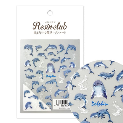 Resin Matériau "Dolphin Double face RC-DLP-101" Club de résine