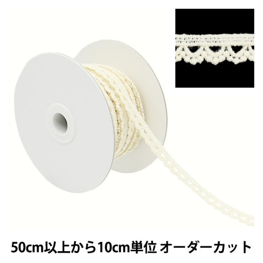 [Aus Menge 5] RasseFarbbandKlebeband "Wollchemische Spitze ungefähr 1 cm Breite Kinari 55101"