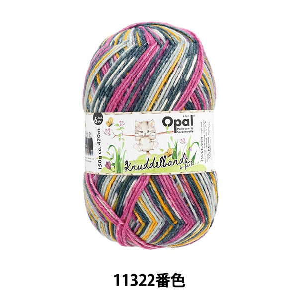 ソックヤーン 毛糸 『クヌーデルバンド 6ply 11322番色』 Opal
