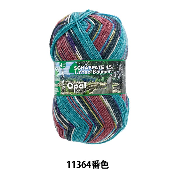 Filato per calze Filato "Sharf Partical 15 4Ply 11364 Color" Opal Opal