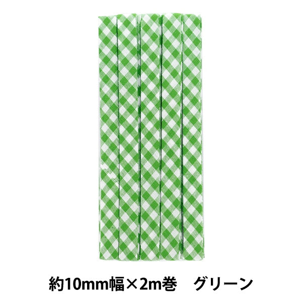 Schrägband "Gingham Bias 6 Nr. 6 Green CP238"