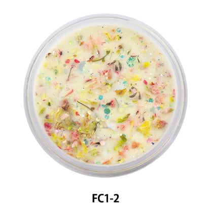 Matériau en résine "Collection de fleurs en poudre en acrylique 1 2 couleurs fc1-2" Smint Esmint