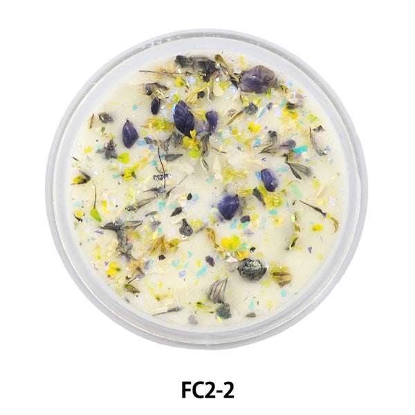 Matériau en résine "Collection de fleurs en poudre en acrylique 2 2 couleurs fc2-2" Smint Esmint