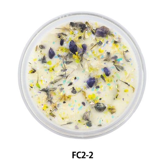 Matériau en résine "Collection de fleurs en poudre en acrylique 2 2 couleurs fc2-2" Smint Esmint