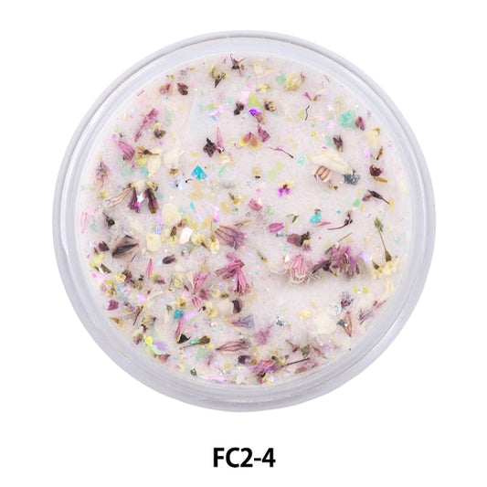 Matière de résine "Collection de fleurs en poudre en acrylique 2 4e couleur fc2-4" Smint Esmint