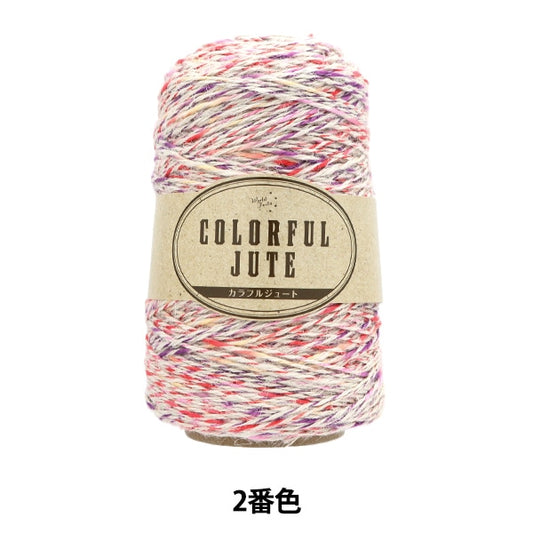 الربيع / الصيفخيوط الغزل "الجوت الملون اللون الثاني أحمر وردي HT2879" World Festa World Festa