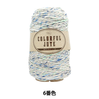 Primavera / veranoHilos "Yute colorido 6 No. 6 Verde Navy HT2879" World Festa World Festa