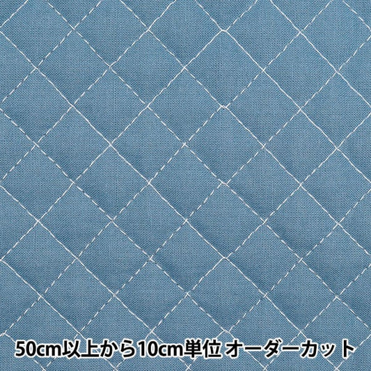 [Aus Menge 5] Stoff "Blatt Quilt Blaugrau QysCTC-61BG"