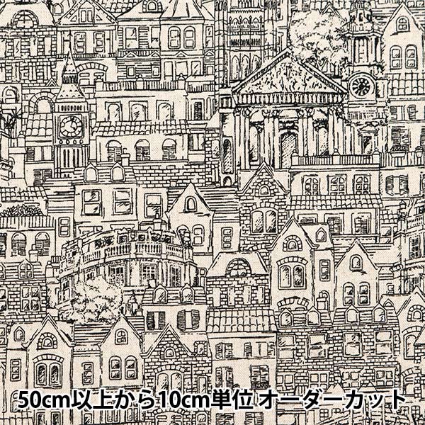 [De la cantidad 5] Fabric "Cotton Hee Canvas Home Town Black Clchome-Bk"