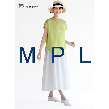 Muster "Verjüngende Linie Bluse M223 MSUN1200" Sonne / Planung Sonnenplanung