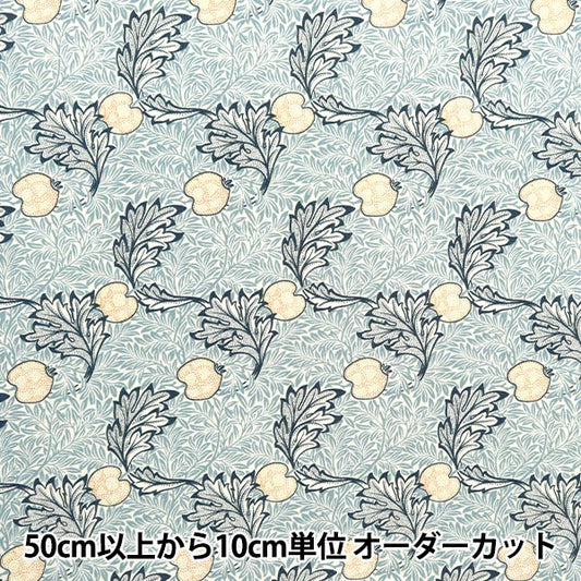 [De la cantidad 5] Fabric "Hojas V y un Apple Blue VA10023-A"