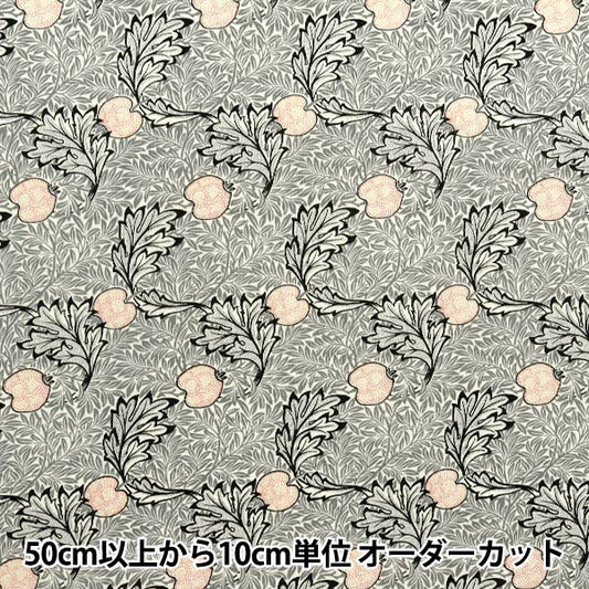 [From quantity 5] Fabric 『Sheeting V & A Apple Gray VA10023-E]