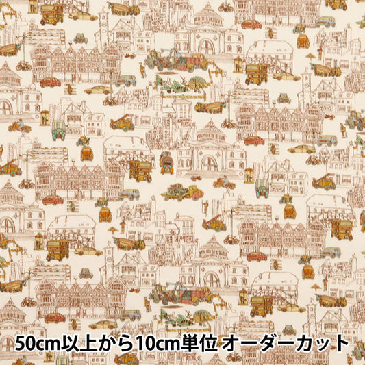 [From quantity 5] Fabric "Liberty Fabric Tana lawn Londons Calling 363J4207-BU] Liberty Japan