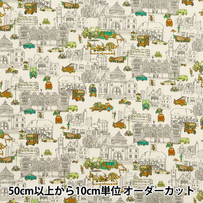 [From quantity 5] Fabric "Liberty Fabric Tana lawn Londons Calling 363J4207-Du] Liberty Japan