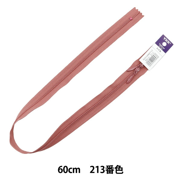 Zipper "No.3 coil double opening 60cm 213 color 3cFCH60TYZ" YKK