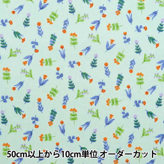 [Dalla quantità 5] tessuto "Scare Little Pocket Watercolor Ohana Mint 850444-1-4"