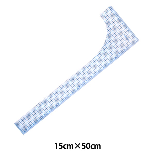 ものさし 『L-Mold 洋裁L型方眼定規 15cm×50cm』