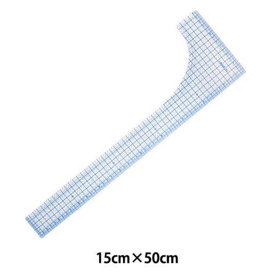 ものさし 『L-Mold 洋裁L型方眼定規 15cm×50cm』