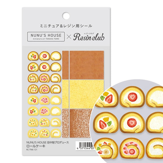 Materiale in resina "Miniatura Satoshi Tanaka ha prodotto Roll Cake RC-TNK-121" Resin Club