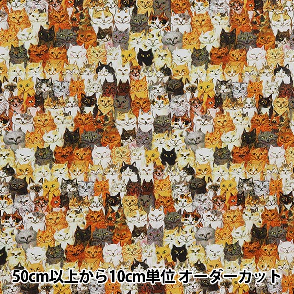 [From quantity 5] Fabric "Inkjet Print Kamano Rayico Gathering KA-07"