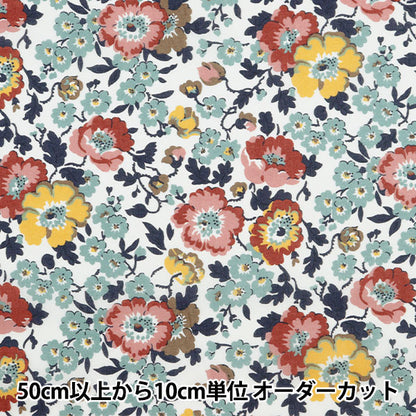 [Du 5] Fabric "Liberty Fabric Tanalone Poème Poème 3634204-24CU" Liberty Japan Liberty Japan