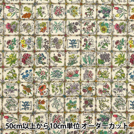 [Из 5] ткани "Liberty Fabric Tanalone Language of Flowers 3634225-24CU" Liberty Japan Liberty Japan