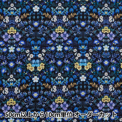 [Aus Menge 5] Fabric "Liberty Fabric Tanalone Mary Patricia 3634232-24bu" Liberty Japan Liberty Japan