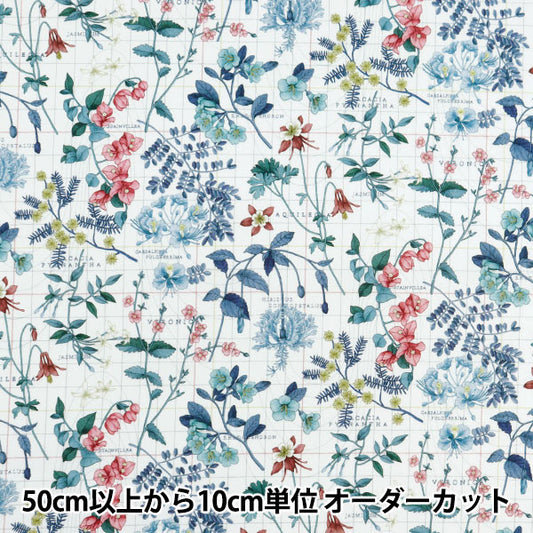 [Aus Menge 5] Stoff "Liberty Fabric Tanalone Botaniker Zjanie 3634234-24au" Liberty Japan