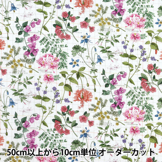 [الكمية من 5] قماش ``Liberty Fabrics Tana Lawn Botanist's Journey 3634234-24CU'' Liberty Japan Liberty Japan