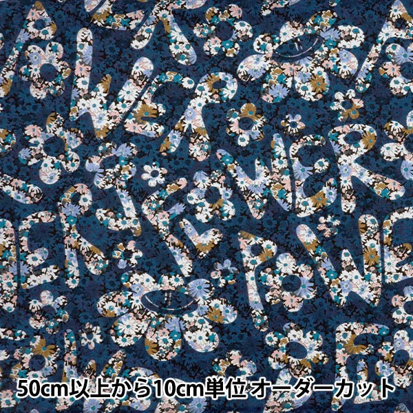 [Du 5] Tissu "Liberty tissu Tanalone Flower Power 3634241-24BU" Liberty Japan Liberty Japan