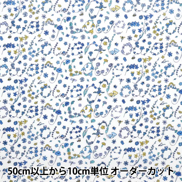 [Du 5] Fabric "Liberty tissu tanalone ingu writed jardin 3634248-24cu" Liberty Japan Liberty Japan