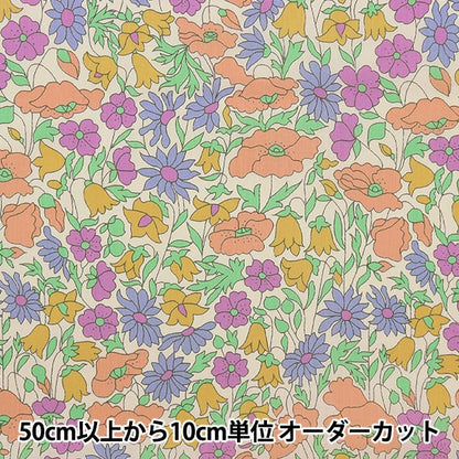 [Dalla quantità 5] Tessuto "Liberty Liberty Print Libertytana de pelouse Poppy and Daisy 3632104L-127JT"