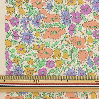 [Dalla quantità 5] Tessuto "Liberty Liberty Print Libertytana de pelouse Poppy and Daisy 3632104L-127JT"