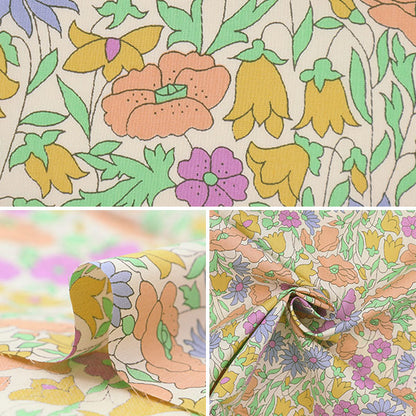 [Dalla quantità 5] Tessuto "Liberty Liberty Print Libertytana de pelouse Poppy and Daisy 3632104L-127JT"