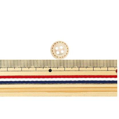 按钮“木材按钮混合13mm天然WB1320"