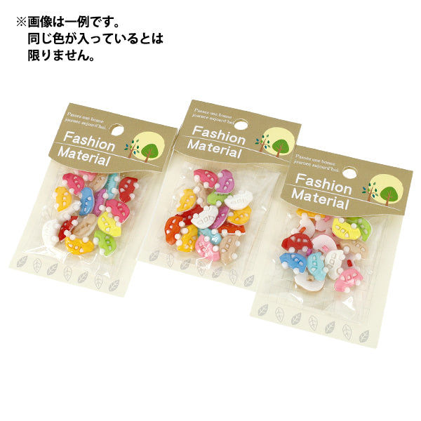 ボタン 『プラボタンミックスセット くるま 16個入り MIX』 – Yuzawaya