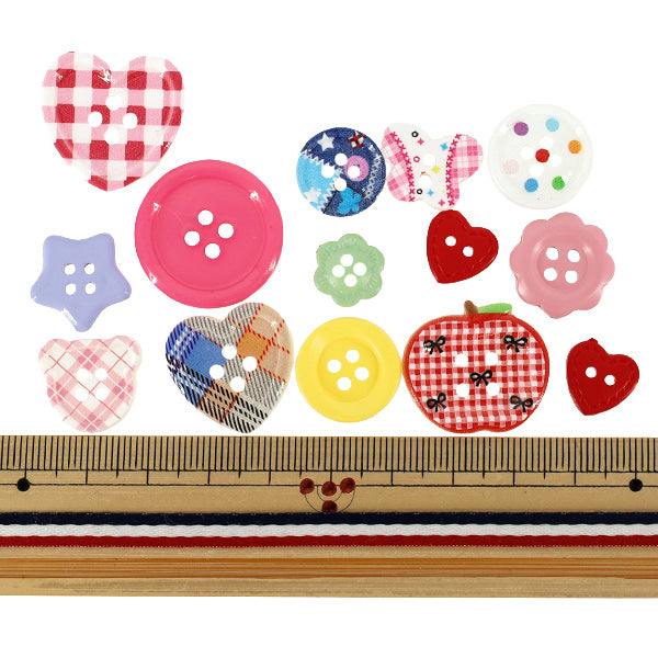 Taste "Deko-Knopf-Sortiment Typ C 13-teilig DECO13P-C“