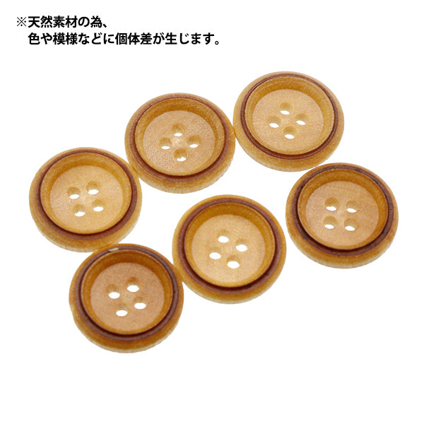 按钮“木质按钮，圆形，四个孔，约18mm，1件250210-18"