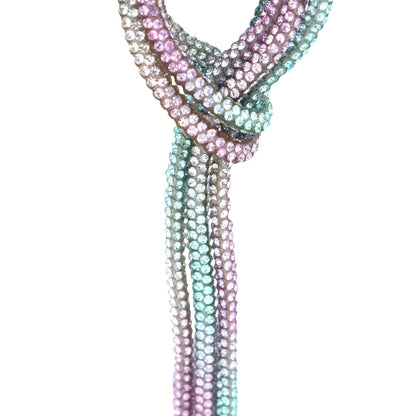 Craft Cord "Neroli Rose Glitter Crystal Cord Rainbow NR-08"